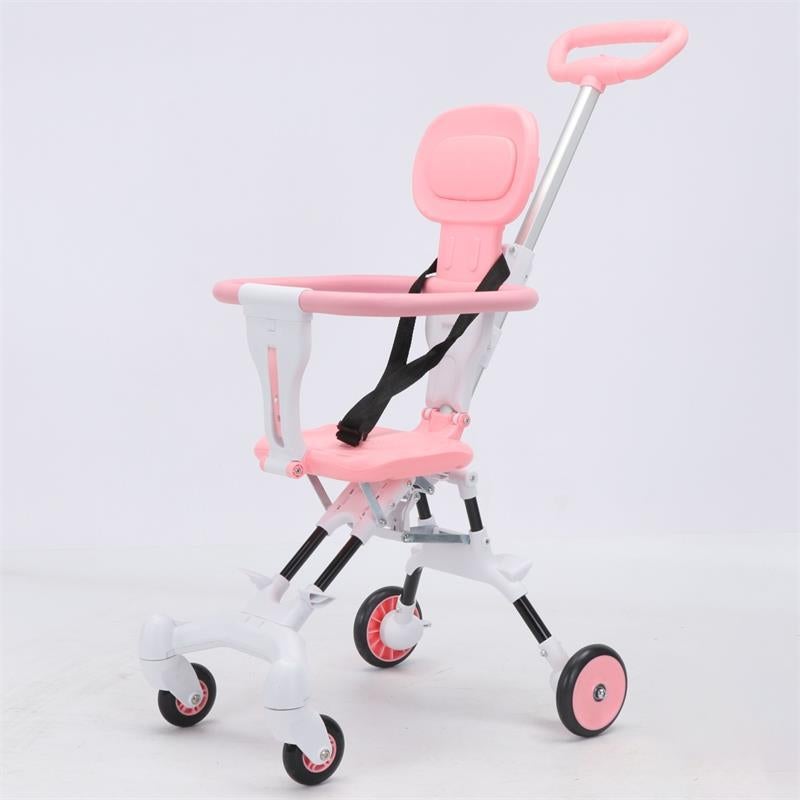 Walking Baby Artifact Travel Light Can Be A Key Folding Two-Way Out Of High Landscape Baby Stroller - Image 2